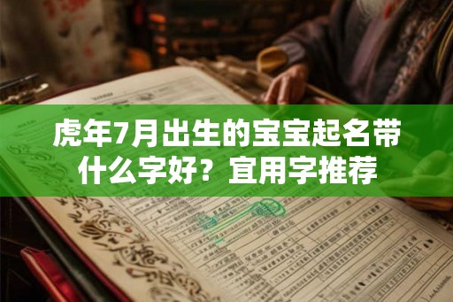 虎年7月出生的宝宝起名带什么字好？宜用字推荐