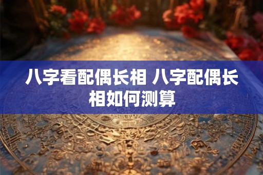 八字看配偶长相 八字配偶长相如何测算 八字看配偶长相 八字配偶长相如何测算