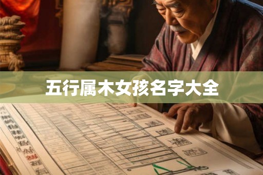 五行属木女孩名字大全