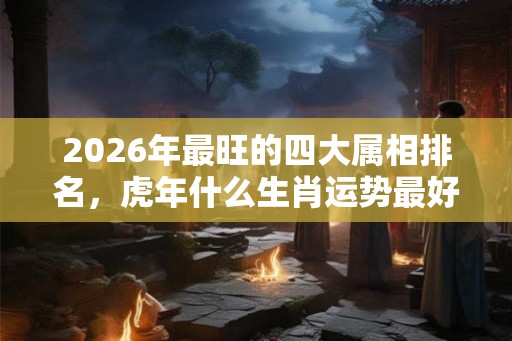 2026年最旺的四大属相排名,虎年什么生肖运势最好? 2026年最旺的四大属相排名,虎年什么生肖运势最好?