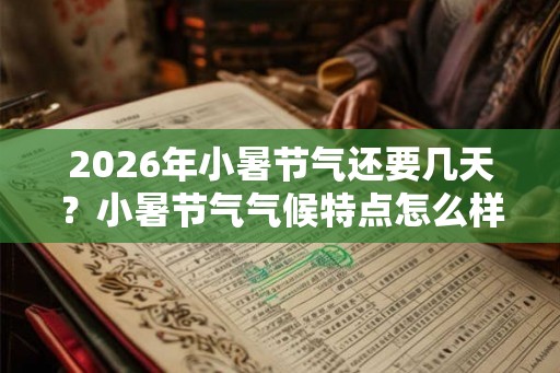 2026年小暑节气还要几天？小暑节气气候特点怎么样？