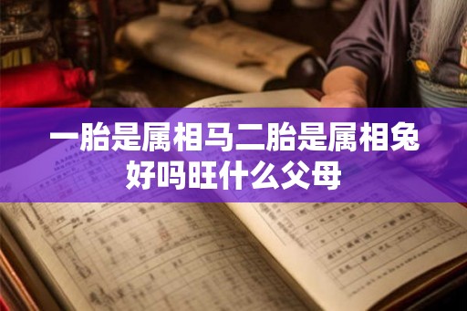 一胎是属相马二胎是属相兔好吗旺什么父母