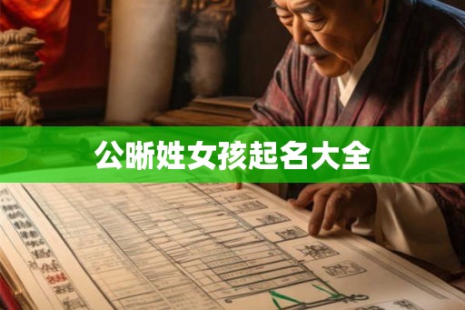 公晰姓女孩起名大全 公晰姓女孩起名大全