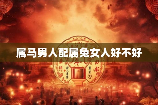属马男人配属兔女人好不好 属马男人配属兔女人好不好