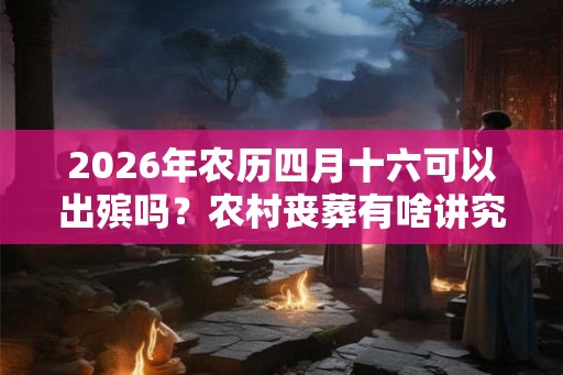 2026年农历四月十六可以出殡吗？农村丧葬有啥讲究？