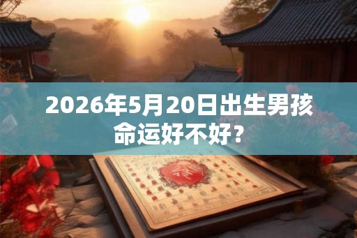 2026年5月20日出生男孩命运好不好？