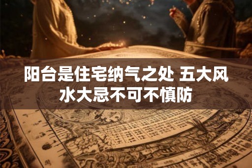 阳台是住宅纳气之处 五大风水大忌不可不慎防