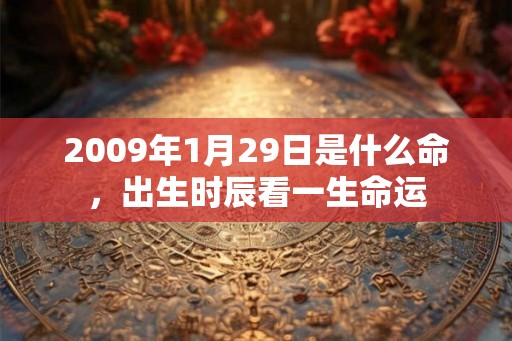 2009年1月29日是什么命，出生时辰看一生命运