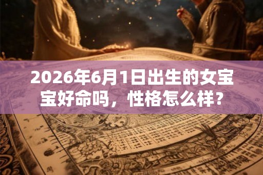 2026年6月1日出生的女宝宝好命吗，性格怎么样？