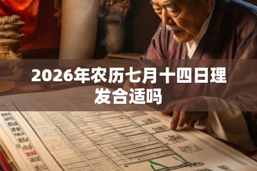 2026年农历七月十四日理发合适吗 2026年农历七月十四日理发合适吗