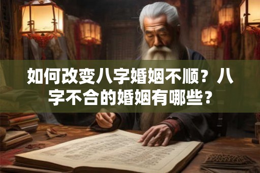 如何改变八字婚姻不顺？八字不合的婚姻有哪些？