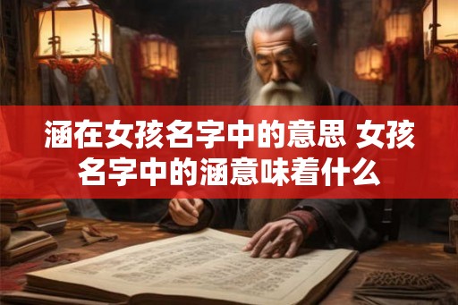 涵在女孩名字中的意思 女孩名字中的涵意味着什么 涵在女孩名字中的意思 女孩名字中的涵意味着什么
