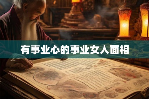 有事业心的事业女人面相
