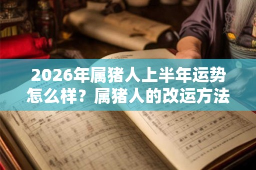 2026年属猪人上半年运势怎么样？属猪人的改运方法