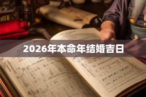 2026年本命年结婚吉日 2026年本命年结婚吉日