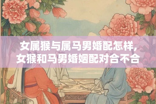 女属猴与属马男婚配怎样,女猴和马男婚姻配对合不合