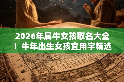 2026年属牛女孩取名大全！牛年出生女孩宜用字精选！
