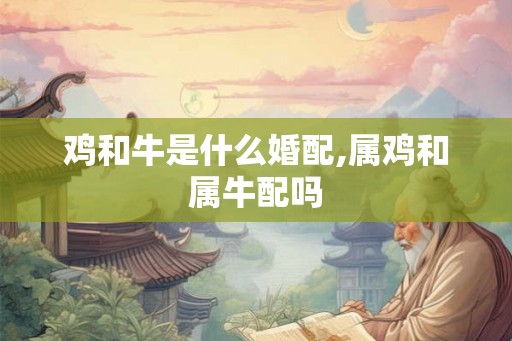 鸡和牛是什么婚配,属鸡和属牛配吗 鸡和牛是什么婚配,属鸡和属牛配吗