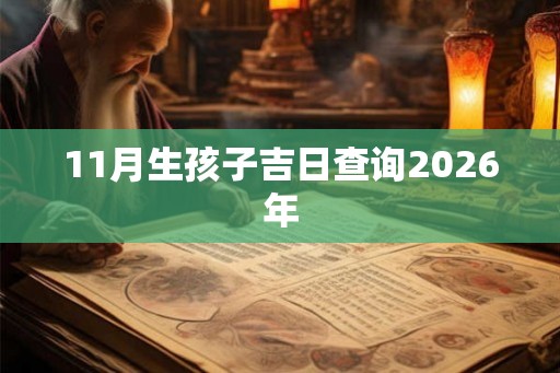 11月生孩子吉日查询2026年