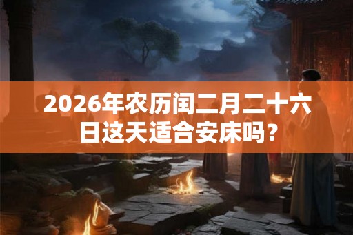 2026年农历闰二月二十六日这天适合安床吗? 2026年农历闰二月二十六日这天适合安床吗?