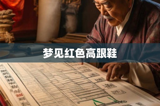 梦见红色高跟鞋