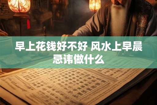 早上花钱好不好 风水上早晨忌讳做什么 早上花钱好不好 风水上早晨忌讳做什么