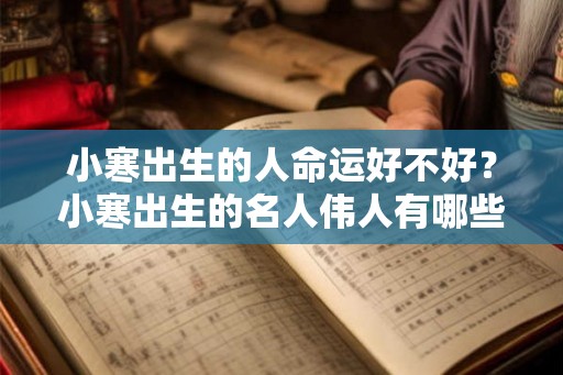 小寒出生的人命运好不好?小寒出生的名人伟人有哪些人? 小寒出生的人命运好不好?小寒出生的名人伟人有哪些人?