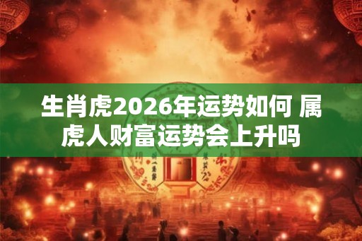 生肖虎2026年运势如何 属虎人财富运势会上升吗