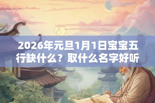 2026年元旦1月1日宝宝五行缺什么？取什么名字好听？