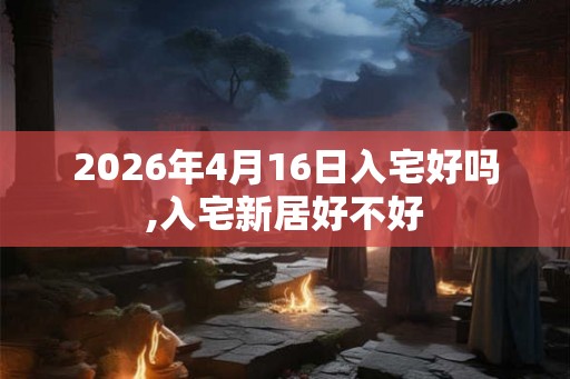 2026年4月16日入宅好吗,入宅新居好不好