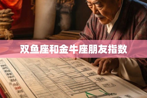 双鱼座和金牛座朋友指数