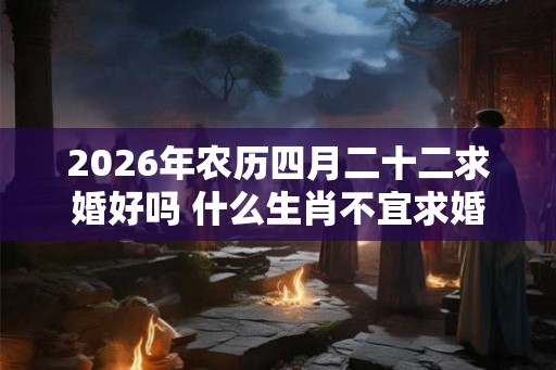 2026年农历四月二十二求婚好吗 什么生肖不宜求婚
