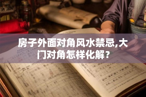 房子外面对角风水禁忌,大门对角怎样化解？