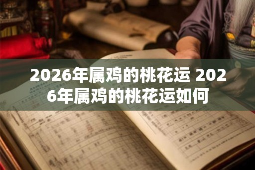 2026年属鸡的桃花运 2026年属鸡的桃花运如何 2026年属鸡的桃花运 2026年属鸡的桃花运如何