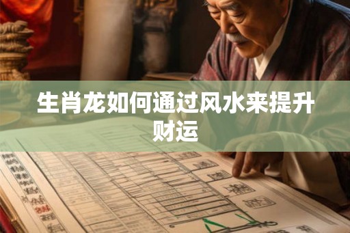 生肖龙如何通过风水来提升财运 生肖龙如何通过风水来提升财运
