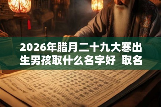 2026年腊月二十九大寒出生男孩取什么名字好 取名方法推荐 2026年腊月二十九大寒出生男孩取什么名字好 取名方法推荐