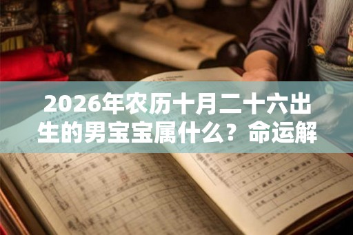 2026年农历十月二十六出生的男宝宝属什么？命运解析