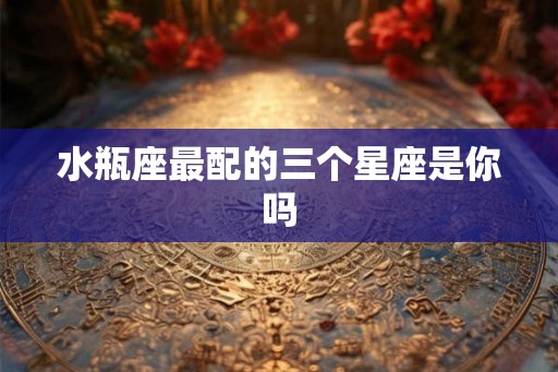水瓶座最配的三个星座是你吗