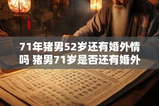 71年猪男52岁还有婚外情吗 猪男71岁是否还有婚外情