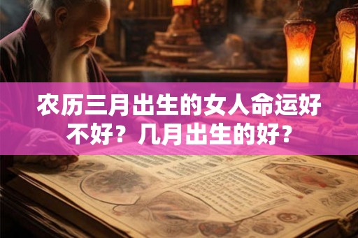 农历三月出生的女人命运好不好？几月出生的好？