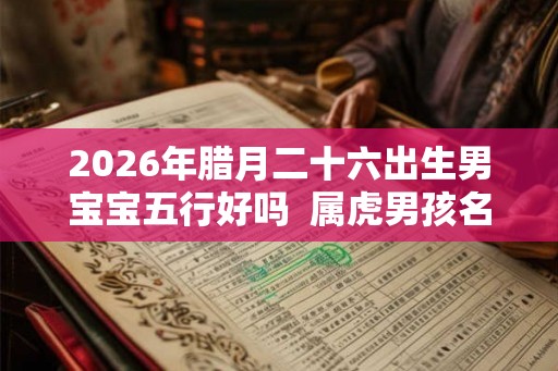 2026年腊月二十六出生男宝宝五行好吗  属虎男孩名字推荐