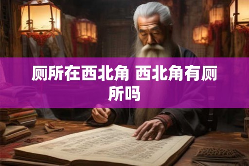 厕所在西北角 西北角有厕所吗