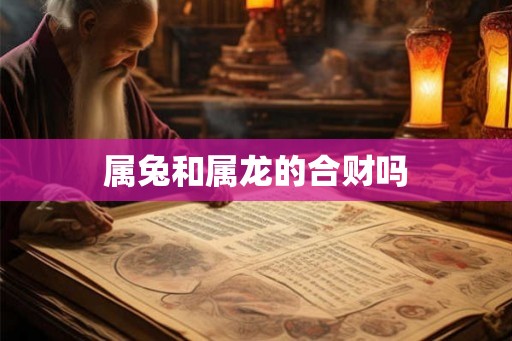 属兔和属龙的合财吗