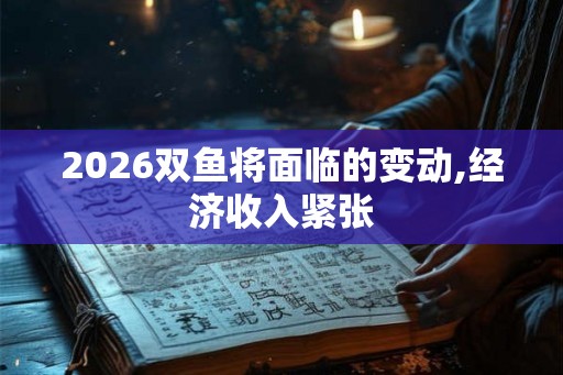 2026双鱼将面临的变动,经济收入紧张