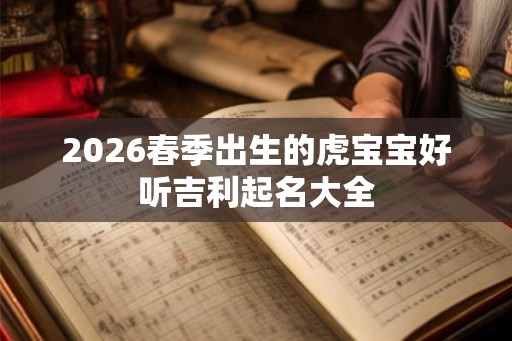 2026春季出生的虎宝宝好听吉利起名大全