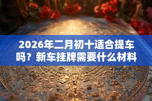 2026年二月初十适合提车吗？新车挂牌需要什么材料？