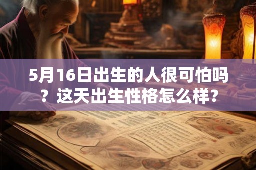 5月16日出生的人很可怕吗?这天出生性格怎么样? 5月16日出生的人很可怕吗?这天出生性格怎么样?