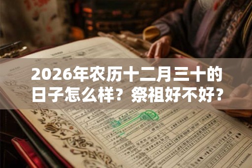 2026年农历十二月三十的日子怎么样？祭祖好不好？