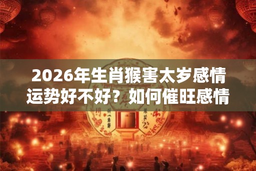 2026年生肖猴害太岁感情运势好不好？如何催旺感情运？