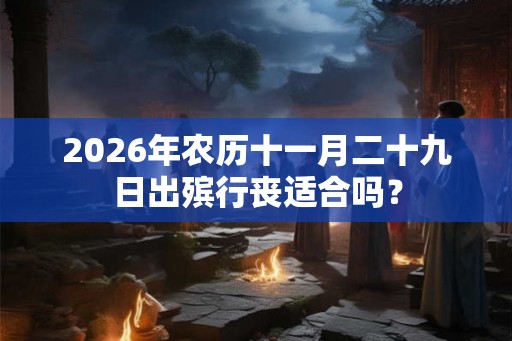 2026年农历十一月二十九日出殡行丧适合吗? 2026年农历十一月二十九日出殡行丧适合吗?